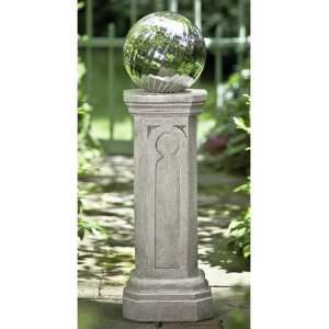 Campania International Beauvais Cast Stone Sundial and Globe Holder 
