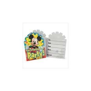  Mickeys Clubhouse Invitations (8 count) Toys & Games