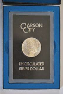 1882 CC GSA Uncirculated Morgan Silver Dollar $1 with Box  