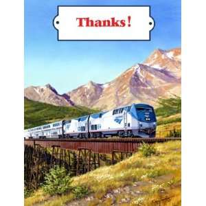  Amtrak Train Party Thank You Cards Toys & Games