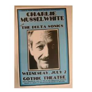 Charlie Musselwhite Handbill Poster Gothic