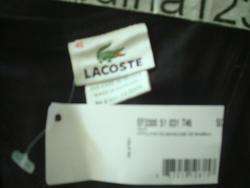NWT Lacoste Race Back Black Dress Size Sz 14  