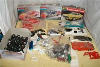 Lot Junkyard Model Car Parts Tires, Rims, Misc. Huge Parts Bash Kit 