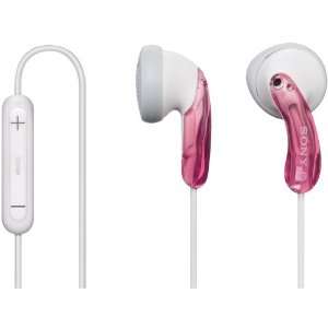   SONY DRE10IP/PNK EARBUDS WITH IPOD/IPHONE CONTROLS (PINK) Electronics