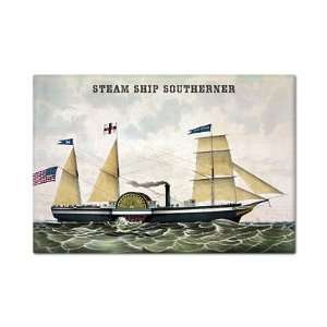  Steam Ship Southerner Fridge Magnet 