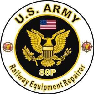 United States Army MOS 88P Railway Equipment Repairer Decal Sticker 3 