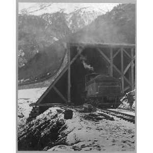  Photo Train sheds used to keep off snow 1900