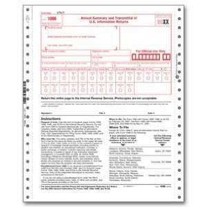   Approved   1096 Continuous Transmittal/Summary Form