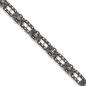  Sterling Silver Marcasite Bracelet Jewelry