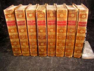 Spectator 1803 Addison & Steele complete 8 vols leather  