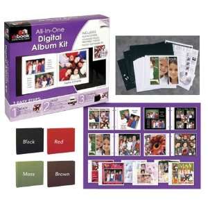  Dbook All In One 8 x 8 Digital Photo Album Kit with 