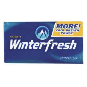 Wrigleys Winterfresh Chewing Gum, 17 stick Plen t paks (Pack of 12 