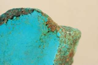 1LB Stabilized Treated BLUE Turquoise Rough SLICE  