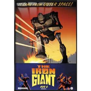  The Iron Giant   Framed Movie Poster (Size 27 x 40 
