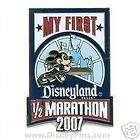 2007 half marathon my first mickey mouse disney pin expedited