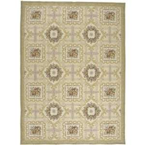  Due Process Aubusson Bernay Ivory Gold 12 X 15 Area Rug 