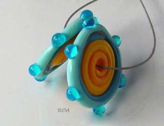 roa 2 yellow blue multi color art bump disc beads sra designing and 