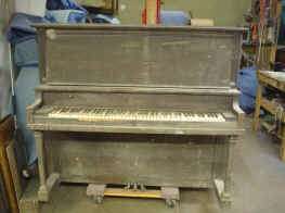 JC Fischer Grand Piano 6 2 under restoration  