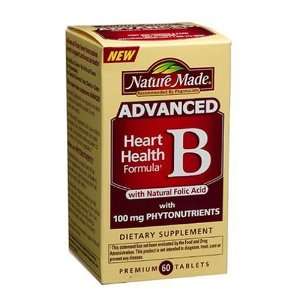 Nature Made Advanced B Heart Health Formula Supplement Tablets with 
