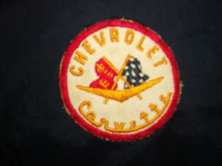 vintage CORVETTE JACKET windbreaker patch 60s 70s MED  