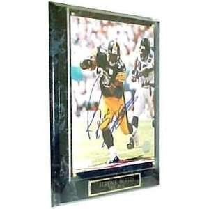  NFL Steelers Jerome Bettis # 36. Autographed Plaque 
