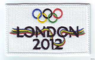 LONDON 2012 OLYMPIC GAMES EMBROIDERY SEW ON PATCH  