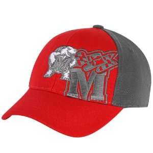   Top Of The World Maryland Terrapins Youth Audible One Fit Hat   Red
