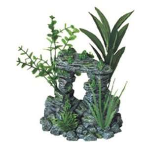  Exotic Environments Rock Arch With Plants Medium Pet 