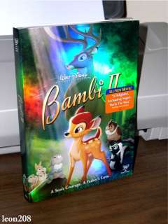 Bambi II (2006) Disney, With Outer Slip Cover 786936240252  