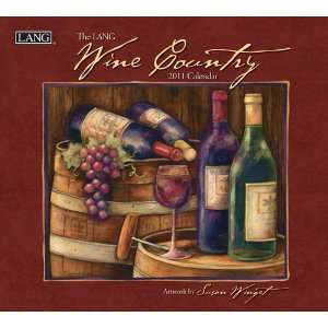  Wine Country 2011 Wall Calendar 14 X 13.5 Office 