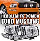   Bumper Lights 05 09 Mustang V6/GT/Bullitt/​Shelby GT (Fits Mustang
