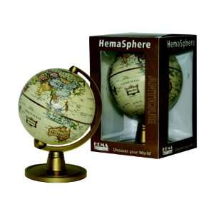  Hemasphere 4 Antique Ocean World Globe Toys & Games