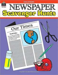 newspaper scavenger hunts tom burt paperback $ 11 76 buy