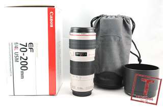 A0489 Canon EF 70 200mm 70 200 f4 L USM Lens+Gt+5Wt F/4  