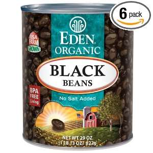Eden Black Beans, Organic, 29 Ounce Grocery & Gourmet Food