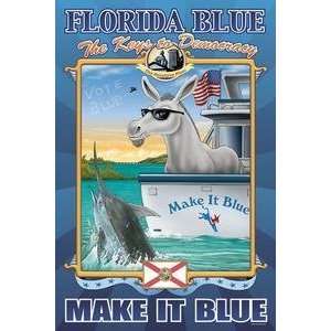    Art Florida Blue   The Keys to Democracy   20360 9