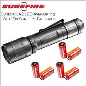 Surefire A2L HA BL A2L Aviator LED Flashlight 120 Lumens Dual Output 