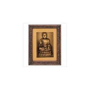   Golden Buddha Ornate Shadow Box Frame Wall Art Display