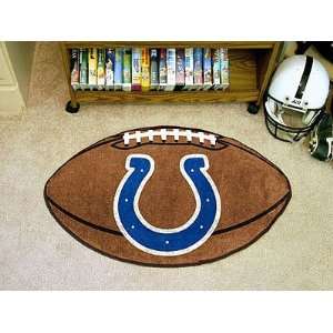  Indianapolis Colts Football Rug   NFL Shaped Accent Floor 