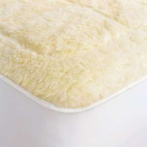 Scandia Home Fitted Wool Mattress Pad Full Size 