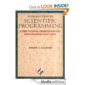 Introduction to Scientific Programming Computational Problem Solving 