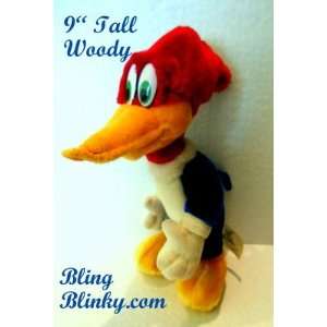 Walter Lantz Woody Woodpecker Laugh Cartoon Character Pluch Bird Doll