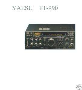 YAESU FT 990 FT990 Operating & Technical Manual + SCH  