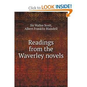    Readings from the Waverley Novels Albert Franklin Blaisdell Books