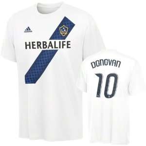 Los Angeles Galaxy adidas Landon Donovan #10 2011 Name and Number T 