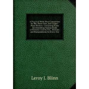   Tin, . Receipts and Manipulations for Every Day Leroy J. Blinn Books