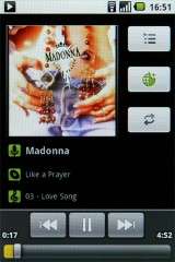 The music player of the LG Optimus One offers the basics   LG Optimus 