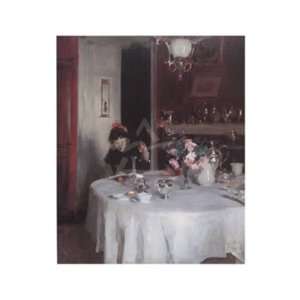  The Breakfast Table, 1883 1884   Poster by John Singer 