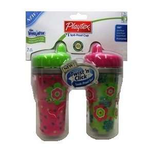    Proof Sippy Cups, 2 Sippy Cups, BPA Free, 9 Oz/266 ml, FLOWERS Baby