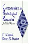   Review, (0761909974), E. J. Capaldi, Textbooks   